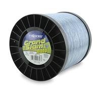 HI-Seas Lenza monofilamento Grand Slam, forte e resistente all'abrasione in trasparente, rosa, verde, blu fumo, giallo fluorescente, acqua dolce e salata, bobina da 0,5 kg
