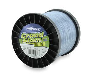 HI-Seas Lenza monofilamento Grand Slam, forte e resistente all'abrasione in trasparente, rosa, verde, blu fumo, giallo fluorescente, acqua dolce e salata, bobina da 0,5 kg