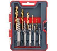 Hi-Spec 10 Pezzi Set di Estrattori di Viti e Punte HSS. Easy Out con Flute a Spirale Sinistra per Rimuovere Viti, Bulloni e Perni Rotti, Danneggiati o Spogliati