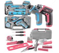 Hi-Spec Cassetta Attrezzi Completa Rosa e Hi-Spec Cassetta Attrezzi Completa Blu
