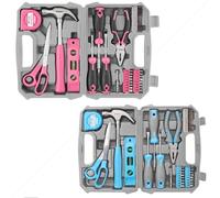 Hi-Spec Cassetta Attrezzi Rosa e Hi-Spec Cassetta Attrezzi Blu