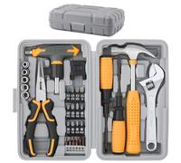 Hi-Spec Kit di utensili, mini cassetta di attrezzi completa, cassetta per gli attrezzi per casa e ufficio, 30 pezzi, giallo
