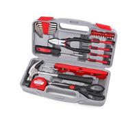 Hi-Spec Mini Cassetta Attrezzi per Casa e Ufficio, Riparazioni Base | interventi rapidi e ordinati, presa comoda e uso quotidiano, tutto pronto per piccoli lavori, 39 pc