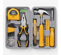 Hi-Spec Set Attrezzi Compatto per Casa e Ufficio, Riparazioni Base, Giallo | interventi rapidi e ordinati, presa comoda e uso quotidiano, tutto pronto per piccoli lavori, 25 pc