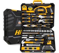 Hi-Spec Set Attrezzi Meccanico per Casa e Garage, Kit Completo | interventi rapidi e ordinati, presa comoda e uso quotidiano, tutto pronto per piccoli lavori, 122 pc