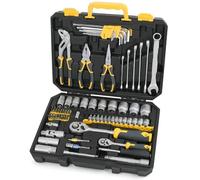 Hi-Spec Set Attrezzi Meccanico per Casa e Garage, Kit Completo | uso quotidiano più semplice, organizzazione pratica degli accessori, design comodo e funzionale, 87 pc