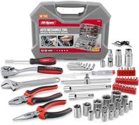Hi-Spec Set Chiavi a Bussola Metriche, Cricchetto 72 Denti | serraggio sicuro su auto e meccanica, rotazione fluida e controllo affidabile, accessori pronti per officina e casa