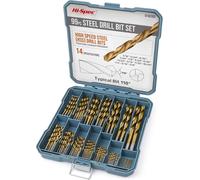 Hi-Spec Set Di Punte Da Trapano in Una Custodia. per Foratura Fai-Da-Te Di Metal