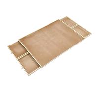 HI Tavolo per Puzzle con 4 Cassetti 76x57x4,5 cm in Legno