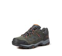 Hi-Tec Banderra II Low WP, Stivali da Escursionismo Uomo, Grigio (Charcoal/Graphite/Burnt Orange 51), 41 EU