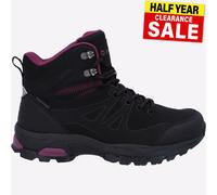 Hi-Tec Jackdaw Mid Scarpe Da Trekking Donna Impermeabili Nero Allacciate