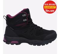 Hi-Tec Jackdaw Mid Scarpe Da Trekking Donna Impermeabili Nero Allacciate