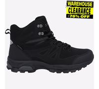 Hi-Tec Jackdaw Mid Scarpe Da Trekking Uomo Impermeabili Nere Con Lacci