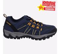 Hi-Tec Jaguar Scarpe Outdoor Uomo Trail Hiking Blu Navy Con Lacci