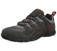 Hi-Tec Quadra II, Scarpe da Passeggio Uomo, Carbone Zingy Rosso, 43 EU