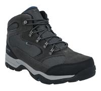 Hi-Tec Storm Waterproof - Stivali da Escursionismo Alti Uomo, Grigio (Charcoal/Grey/Majolica Blue), 47 EU