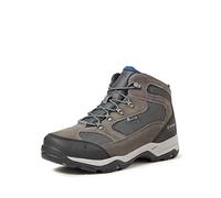 Hi-Tec Storm WP Wide, Scarpe da Passeggio Uomo, Carbone/Grigio/Blu Majolica, 39.5 EU Larga