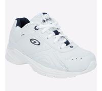 Hi-Tec XT115 Ragazzi Junior Scarpe Sneakers In Pizzo Allacciate Bianco