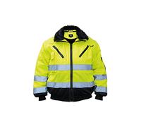 Hi-Vis - Giacca da pilota, colore: giallo, taglia M
