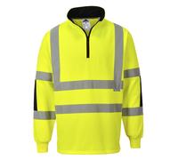 Hi Vis Rugby Camicia Contrasto Maglione Xenon 1/4 Zip Abbigliamento Uomo