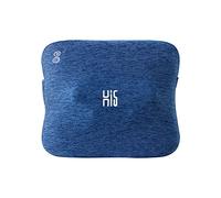 Hi5 Bravo Shiatsu - Cuscino massaggiante con funzione termica, spegnimento automatico, lavabile, per spalle, collo, schiena e gambe, blu scuro