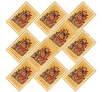 HIAKDOFT 10 Pezzi Carte Amuleto Tai Anno del Serpente Tradizionali Portatili di Protezione e Fortuna Decorazione Feng Shui di Ricchezza e Buona Sorte