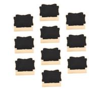 HIAKDOFT 10 pezzi Mini Lavagnette in con Supporto Lavagne Creative per Buffet e Decorazioni Matrimonio per Segnaposto e Messaggi in Ristoranti e Casa