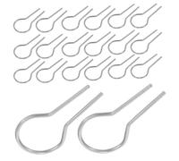 HIAKDOFT 100 Pezzi Ago R Tipo in Metallo Resistente Temperatura per Forno Kit Utensili Ceramica per Appendere e Bruciare Articoli Fatti Mano