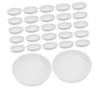 HIAKDOFT 100 pezzi Coperchi Usa e Getta in Carta per Bicchieri da Copribicchieri per Bevande Calde e Fredde per Hotel Ristoranti Centri Congressi e Fiere Copertura Protettiva Pratica e