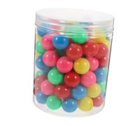 HIAKDOFT 100 pezzi Palline di Plastica Colorate per Giochi di Probabilità e Matematica Palline Vuote per Contare e Percorsi Materiale Sicuro per Attività Educative