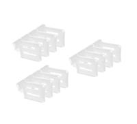 HIAKDOFT 12 pezzi Divisori per Frigorifero Estensibili Separatore Regolabile per Porta Laterale Organizer per Suddivisione Spazi Bevande e Spezie Facile da Installare e Pulire