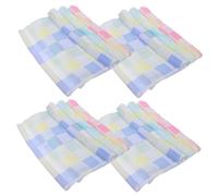 HIAKDOFT 12 pezzi Panni per Ruttino in Cotone Assorbente per Ragazzo Ragazza Colorati Morbidi e Resistenti Multiuso per Pulizia e Asciugatura Adatti per Regali Nascita