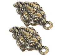 HIAKDOFT 2 pezzi Decorazione Vintage Ramarro Appeso in Ciondolo Portachiavi Ramarro con Stile per Auto Ufficio e Bagagli Colori Casuali Colore Casuale Colore Casuale