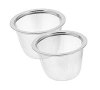 HIAKDOFT 2 Pezzi Infusore per Tè Acciaio Inossidabile per Tè Fine per Teiera e Tazze Accessorio Versatile per Infusione
