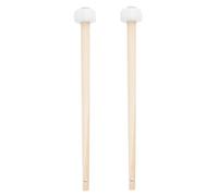 HIAKDOFT 2 pezzi Martelletto per Gong in Legno con Testa in Mazzuola Leggera e Portatile per Strumenti Percussione Suono e Forte per Eventi e Celebrazioni