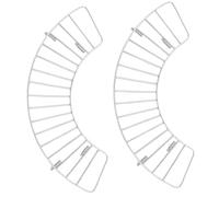 HIAKDOFT 2 Pezzi Supporti per Scolatura in Antideformazione e Stabile Accessori Versatili e Facili da Pulire Materiali Alimentari Durevoli