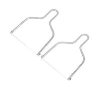 HIAKDOFT 2 pezzi Taglierini Formaggio in Acciaio Affetta Portatile per Cucina Utensile Resistente per Dolci e