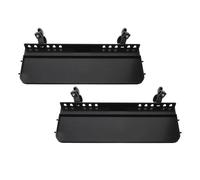 HIAKDOFT 2 Pezzi Vaschetta Ripiano Cavalletto da Tavolo in Metallo Portatile e Stabile Organizer Rimovibile per Artisti in Viaggio Supporto Resistente per Tela e Accessori di Pittura