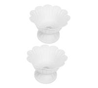 HIAKDOFT 2 Pezzi Vasi da in Plastica Decorazione per Matrimoni Eleganti Contenitori Vintage per Piante Artificiali e Composizioni Floreali