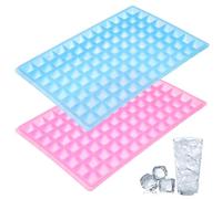 HIAKDOFT 2 Pezzi Vassoi per Ghiaccio Forma Scomparti in Plastica Resistente Facili da Sformare per Freezer e Cocktail Colore Casuale Colore Casuale