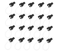 HIAKDOFT 20 pezzi Tappi Spray Nebulizzatori per Flaconi da Viaggio Spruzzino per Profumi Cosmetici e Design Leggero e Pratico con Immersore Integrato