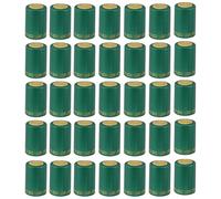 HIAKDOFT 200 Capsule Termoretraibili per Bottiglie di Vino 33 Mm Linguetta a Strappo Tappi per Bottiglie in Materiale Plastico Adatte per Enoteche Locali e Uso Domestico