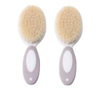 HIAKDOFT 2pezzi Spazzola per Shampoo in Lana Naturale per Ragazzo Ragazza Ragazza da Pratica Spazzola per Capelli per Pulizia dei Capelli del Ragazzo Aiuta Districare e Stimola Capelluto