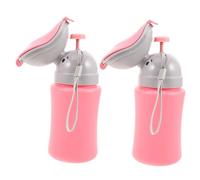 HIAKDOFT 2pezzi Vasino Portatile Per Bambine Tazza Per in Plastica Emergenza Per Ragazzo Ragazza Per Auto Campeggio Su Spiaggia