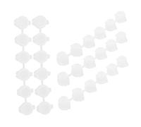 HIAKDOFT 30 Pezzi Contenitori Vernice Vuoti in Trasparente Vasi per Acquerelli Compatti e Resistenti per Conservare Pigmenti Cosmetici e Glitter Facili da Trasportare