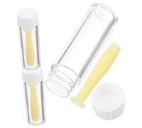 HIAKDOFT 3pezzi Applicatore Per Lenti Contatto Con Scatola Di Conservazione Per Uso Facile e Pratico Per Viaggi e Cosmetici Compatibile Con Lenti Rgp