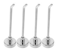 HIAKDOFT 4 Pezzi gancio per montaggio a parete Ganci per tazze portasciugamani ganci sospesi magnetici Silver