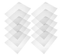 HIAKDOFT 40 Pezzi Pagine di Raccolta Trasparenti A4 40 Fogli 3 Tasche e 4 Fori in Pvc Resistente, Raccoglitore per Banconote e Coupon, Pagine Fronte-retro per Archiviazione Organizzata e