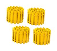 HIAKDOFT 4pezzi Miniatura Recinzione Giardino Modellistica Fai da Te Recinzione per Casa Bambole Piccola Decorazione Mini Decorazioni Paesaggio