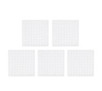 HIAKDOFT 5 Pezzi Spugna per Piantagione Quadrata Bianca, Substrato Ecocompatibile ad Assorbimento Elevato, per Coltivazione Senza Terra in Serra e Balcone, Kit di Germinazione Stabile